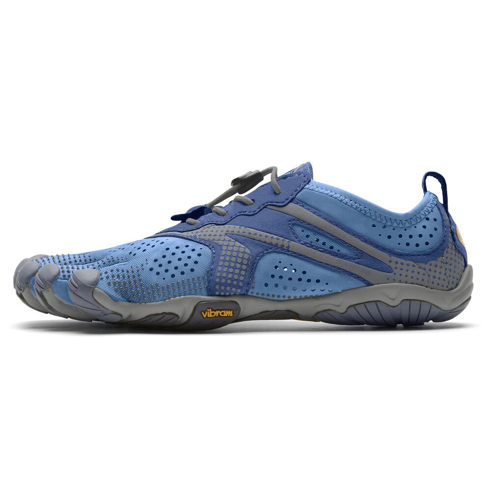 Vibram Five Fingers Womens V-Run - Running Shoes Blue - HVQ172453